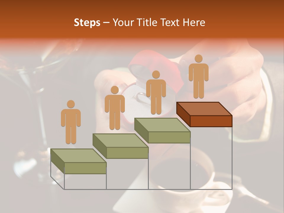 Married Flowers Love PowerPoint Template