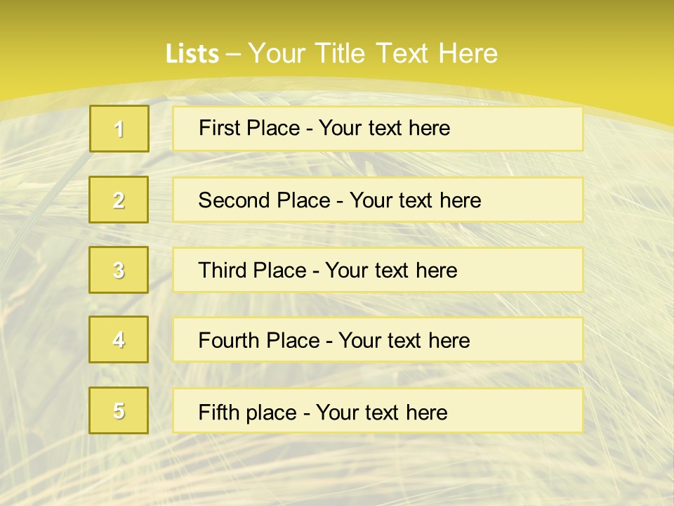 Wheat PowerPoint Template