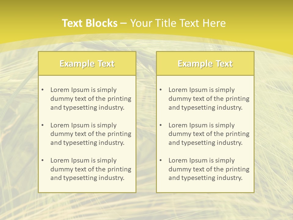 Wheat PowerPoint Template