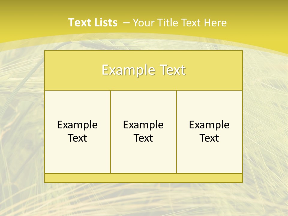 Wheat PowerPoint Template