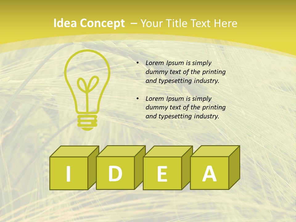 Wheat PowerPoint Template