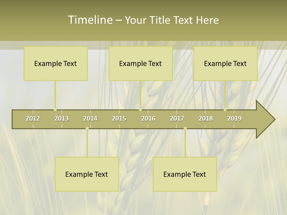 Wheat Background PowerPoint Template