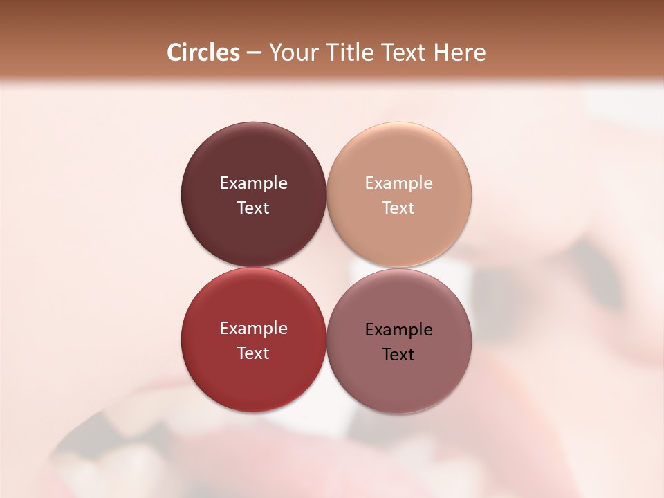 Beautiful Lips PowerPoint Template