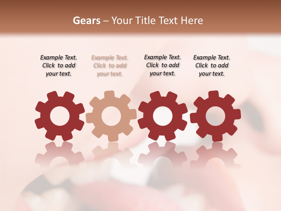 Beautiful Lips PowerPoint Template