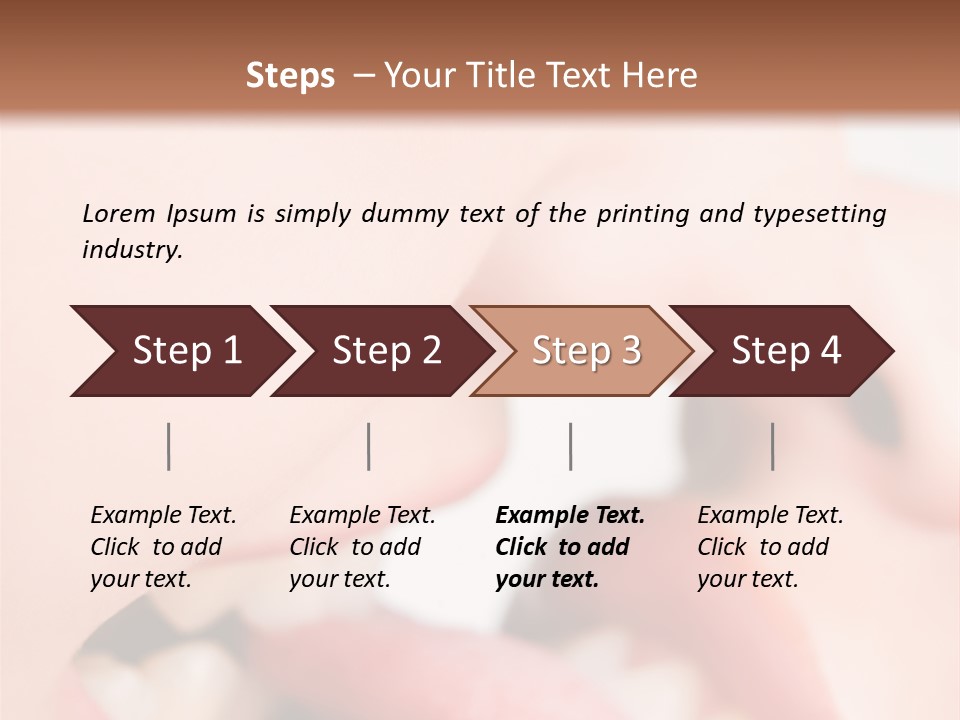 Beautiful Lips PowerPoint Template