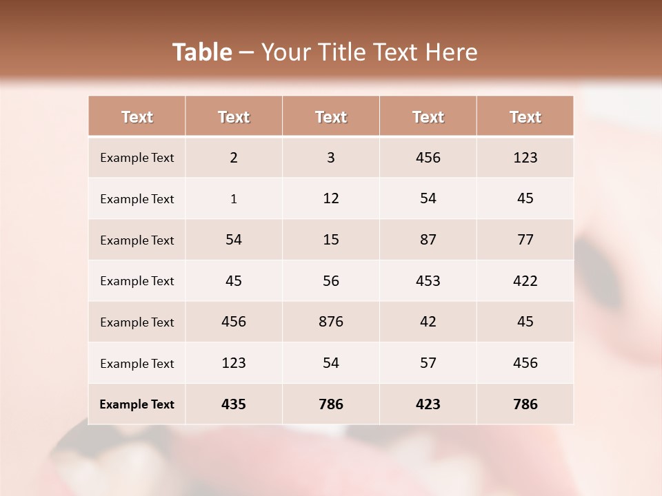 Beautiful Lips PowerPoint Template