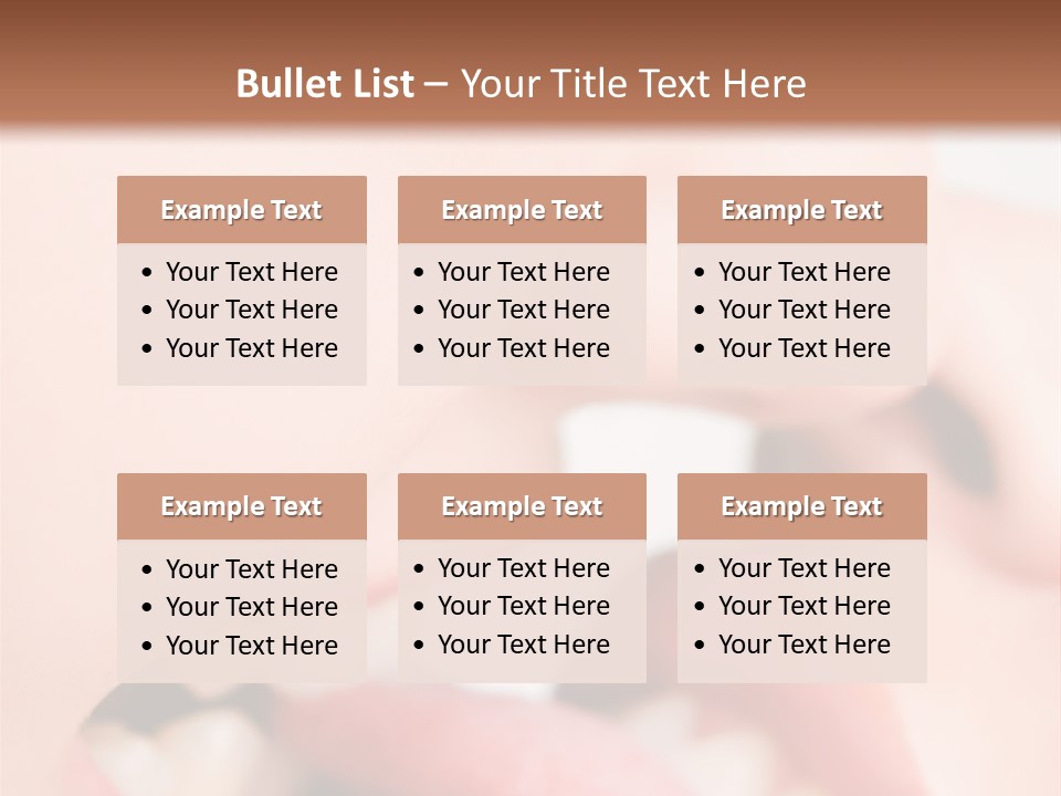 Beautiful Lips PowerPoint Template