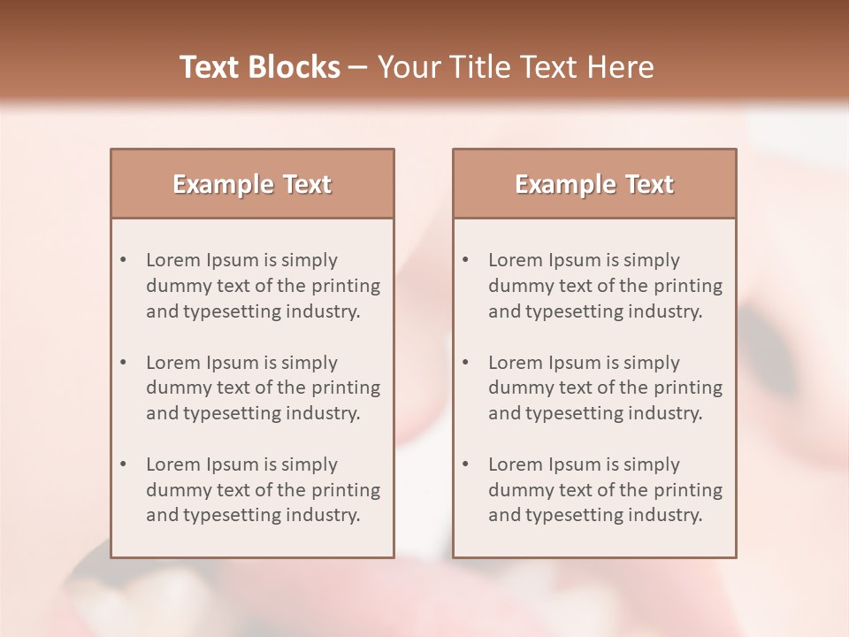 Beautiful Lips PowerPoint Template