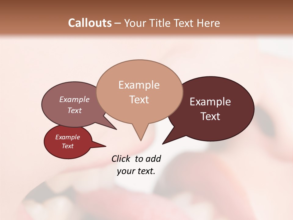 Beautiful Lips PowerPoint Template