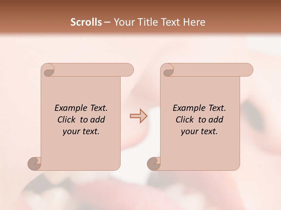 Beautiful Lips PowerPoint Template