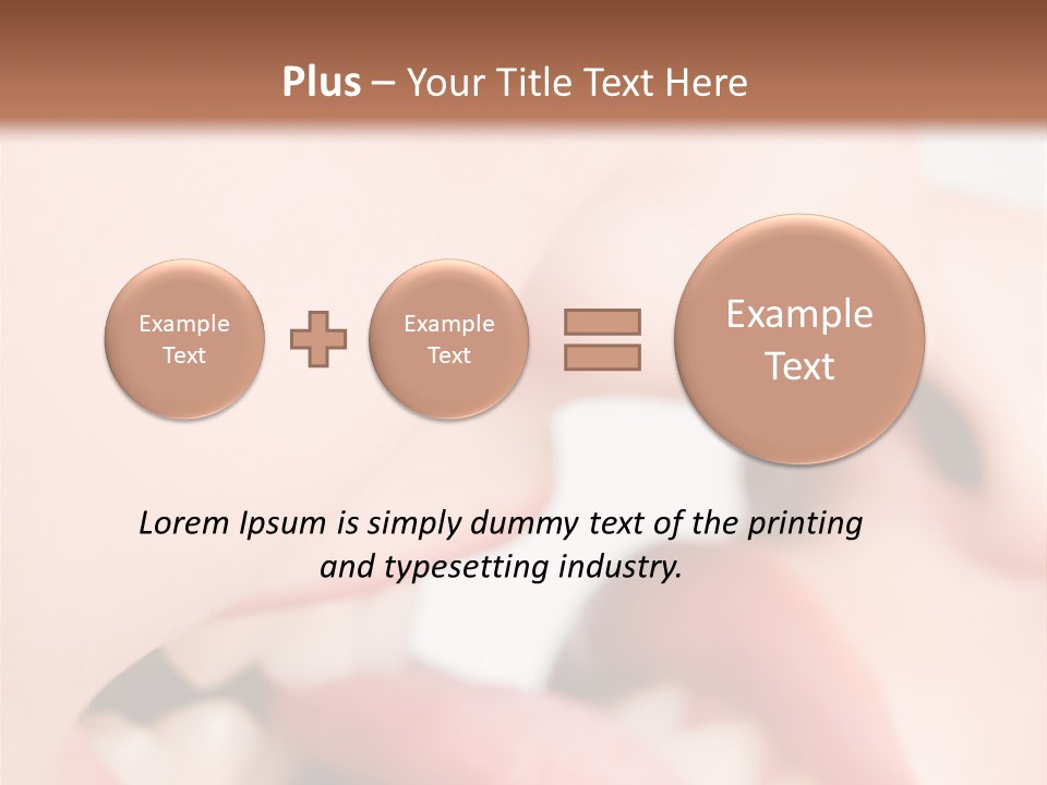 Beautiful Lips PowerPoint Template