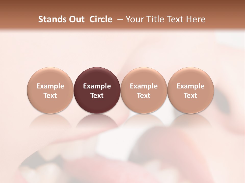 Beautiful Lips PowerPoint Template