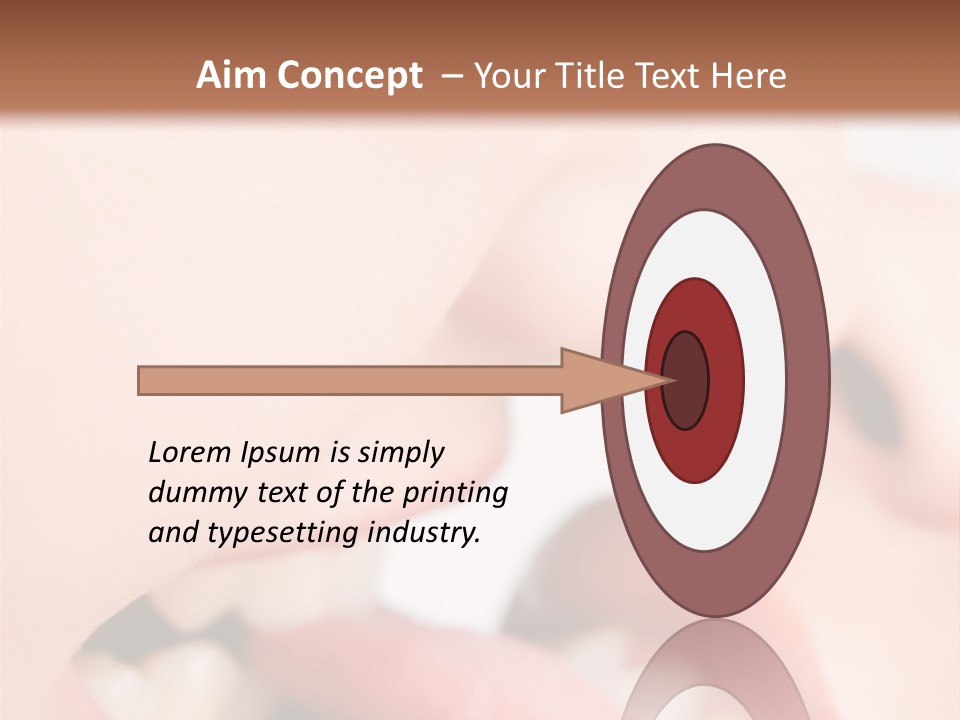 Beautiful Lips PowerPoint Template