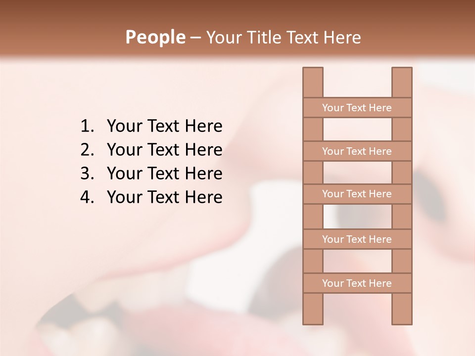 Beautiful Lips PowerPoint Template