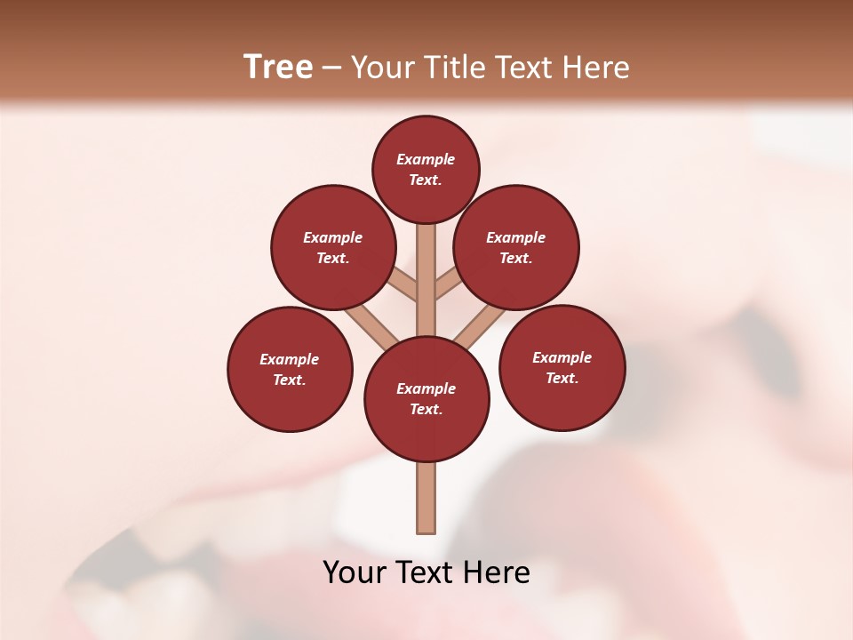 Beautiful Lips PowerPoint Template