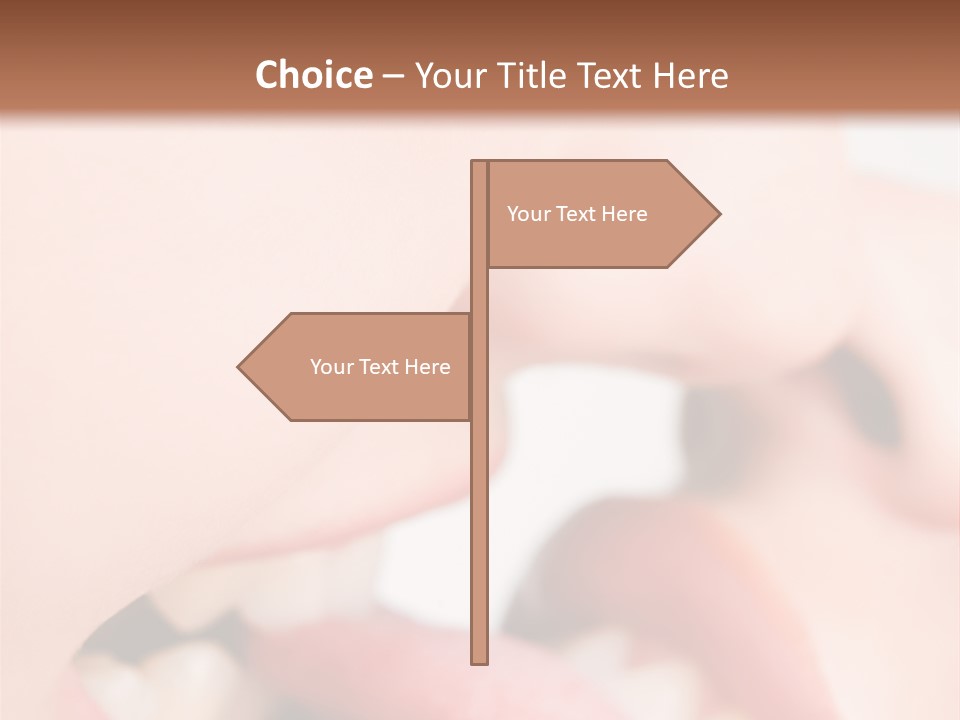 Beautiful Lips PowerPoint Template