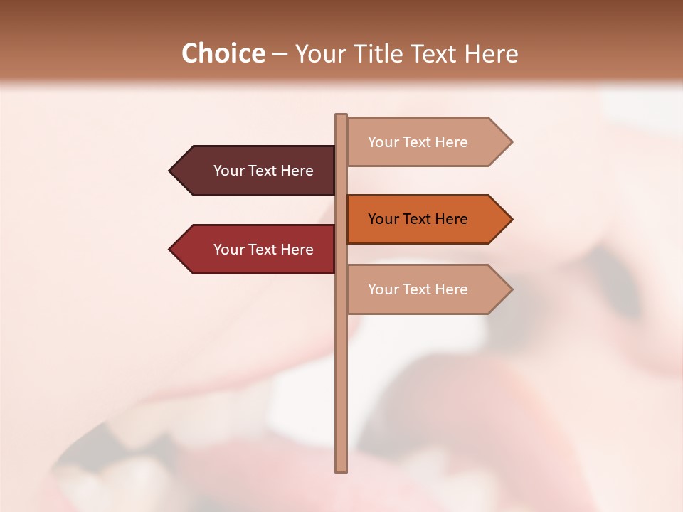 Beautiful Lips PowerPoint Template