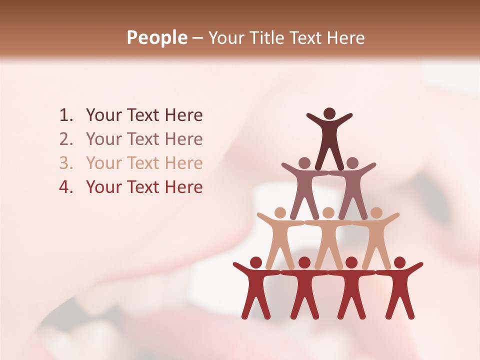 Beautiful Lips PowerPoint Template