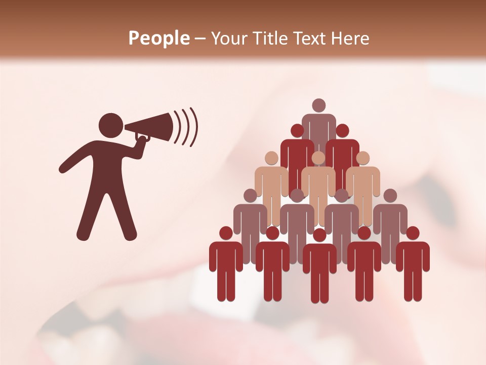 Beautiful Lips PowerPoint Template