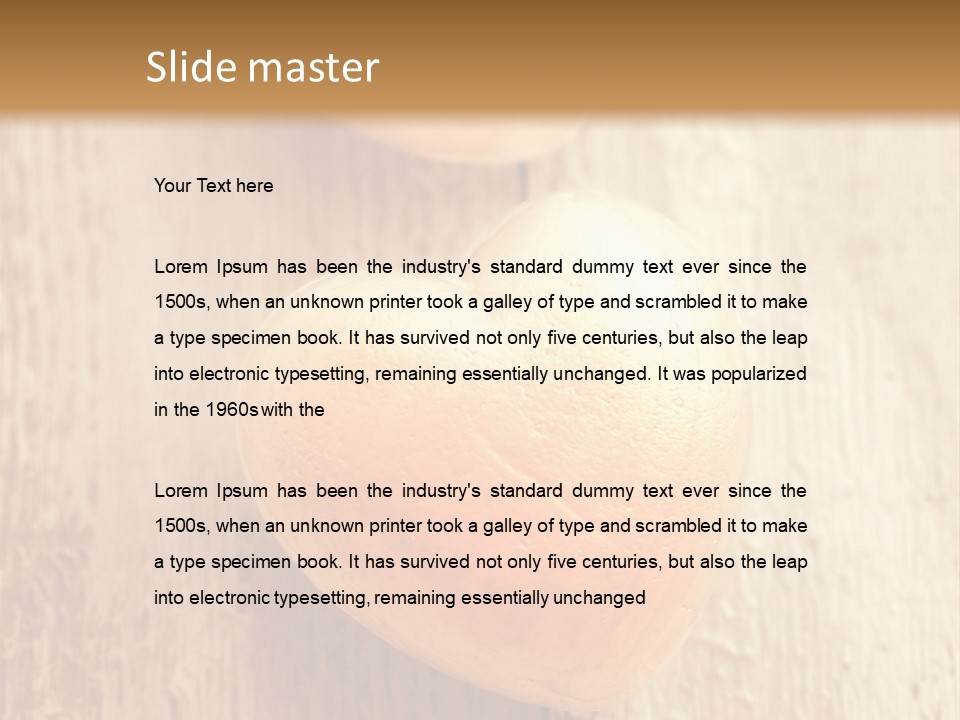 Decoration Gold Celebration PowerPoint Template