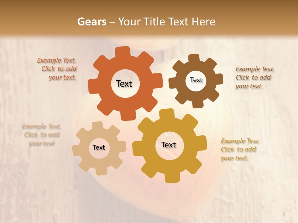 Decoration Gold Celebration PowerPoint Template