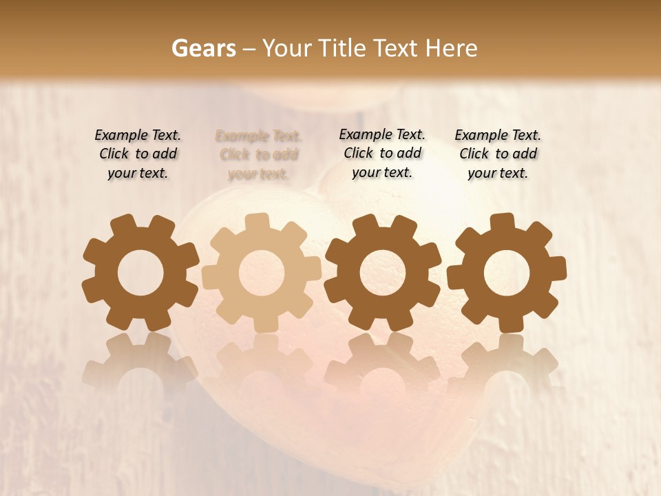 Decoration Gold Celebration PowerPoint Template