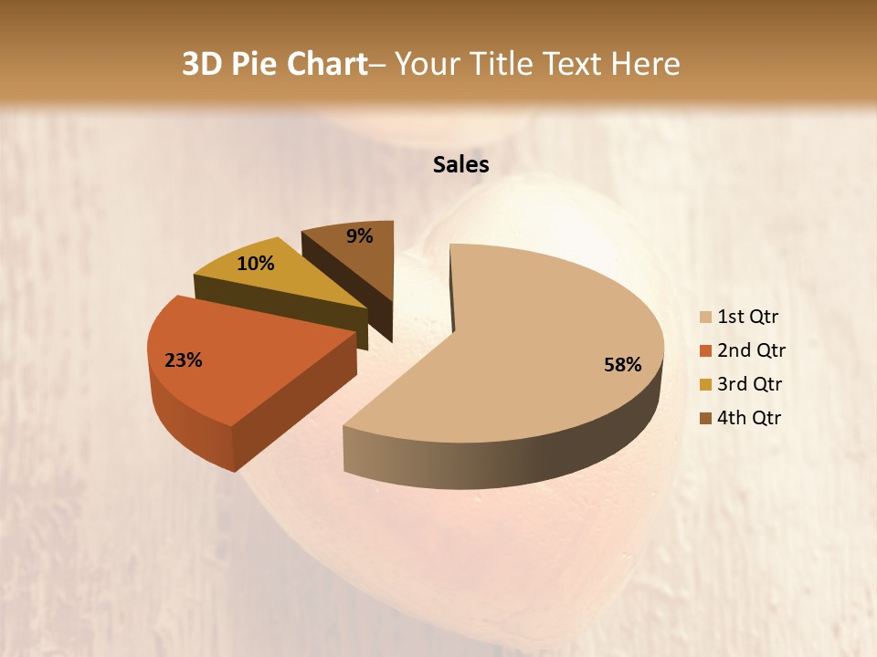 Decoration Gold Celebration PowerPoint Template