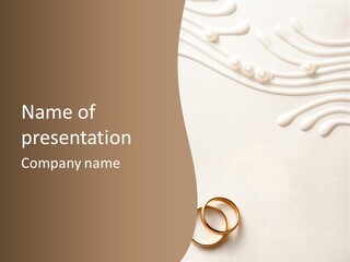 Ring Wedding Invitation PowerPoint Template