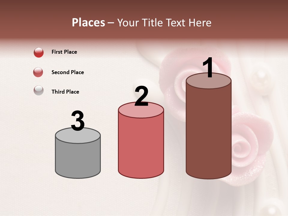 Cake Roses PowerPoint Template