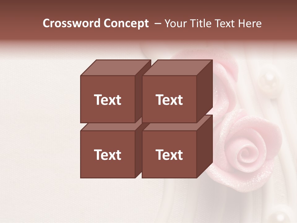 Cake Roses PowerPoint Template