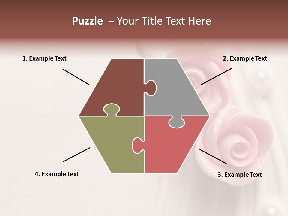 Cake Roses PowerPoint Template