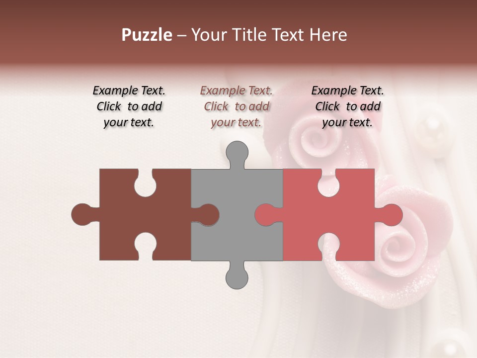 Cake Roses PowerPoint Template