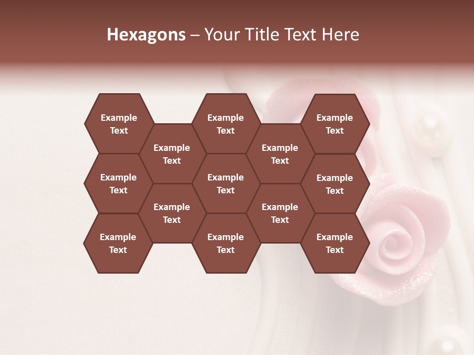 Cake Roses PowerPoint Template