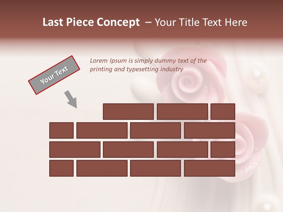 Cake Roses PowerPoint Template