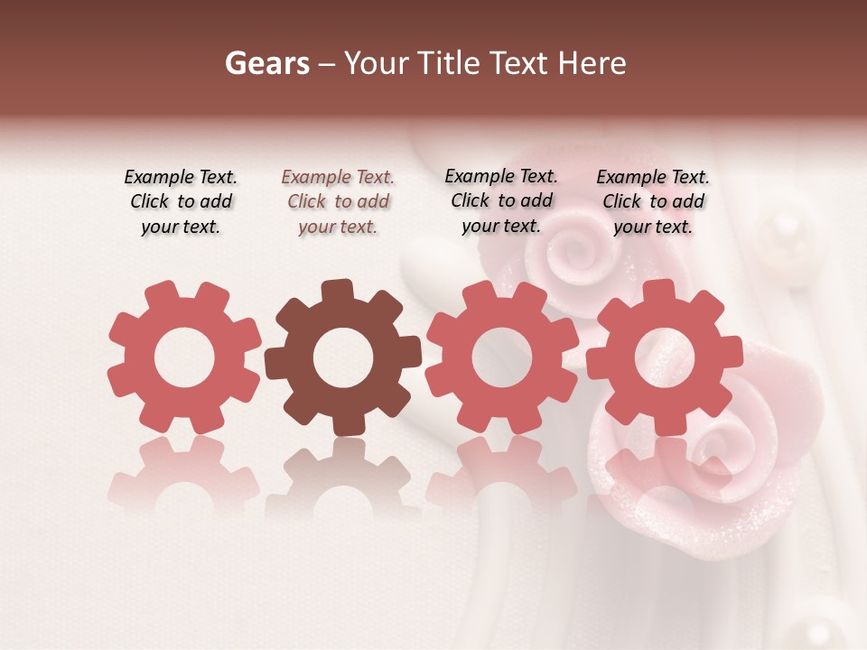 Cake Roses PowerPoint Template