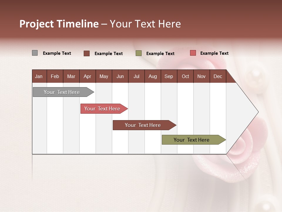 Cake Roses PowerPoint Template