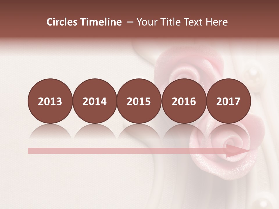 Cake Roses PowerPoint Template
