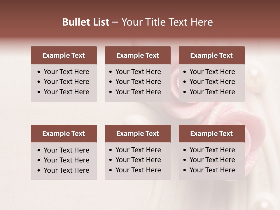 Cake Roses PowerPoint Template