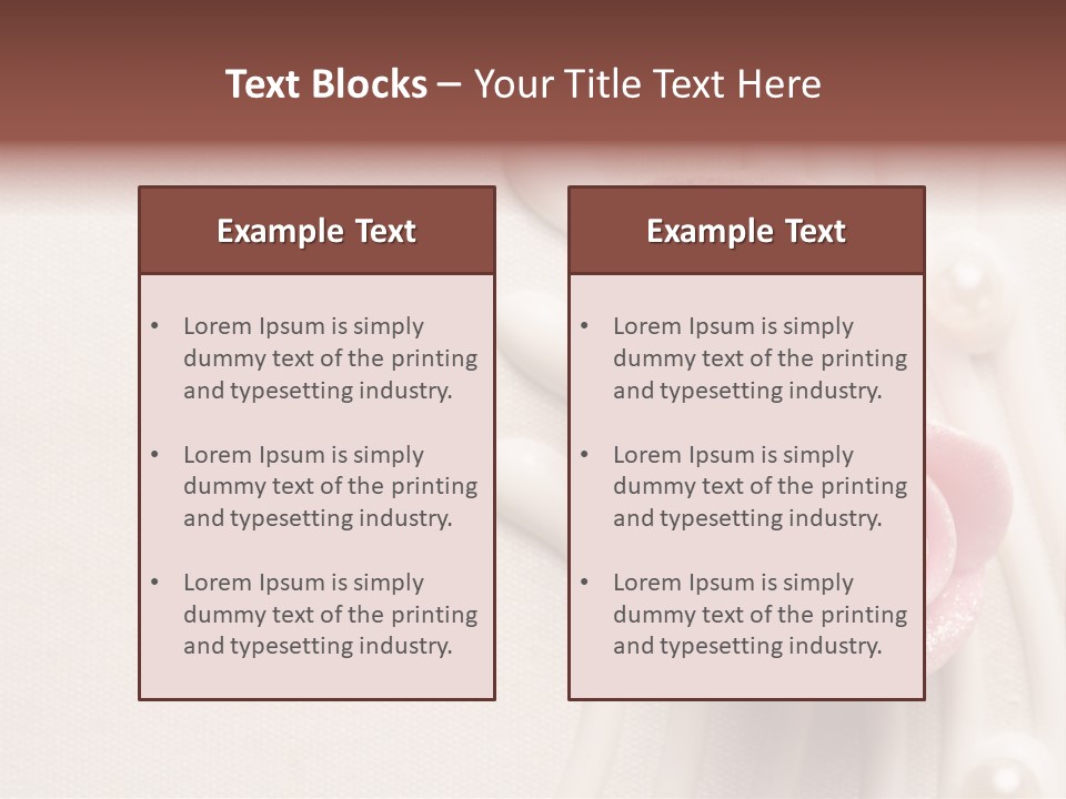 Cake Roses PowerPoint Template