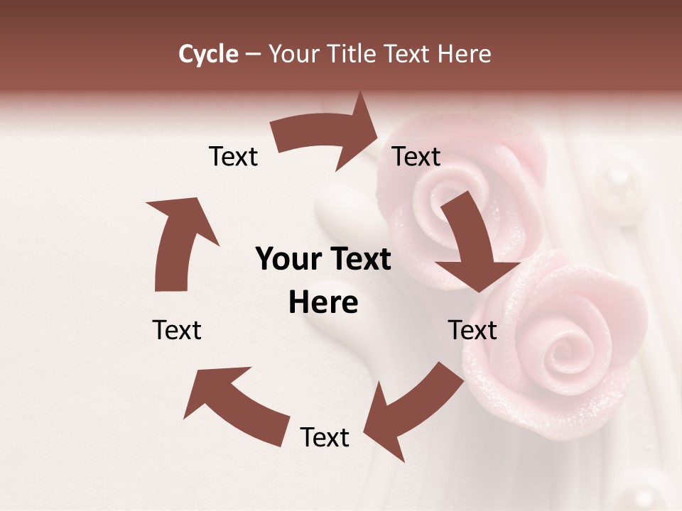 Cake Roses PowerPoint Template
