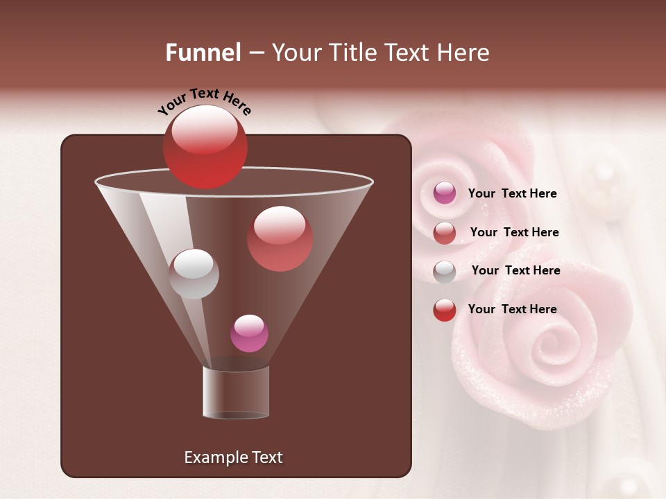 Cake Roses PowerPoint Template