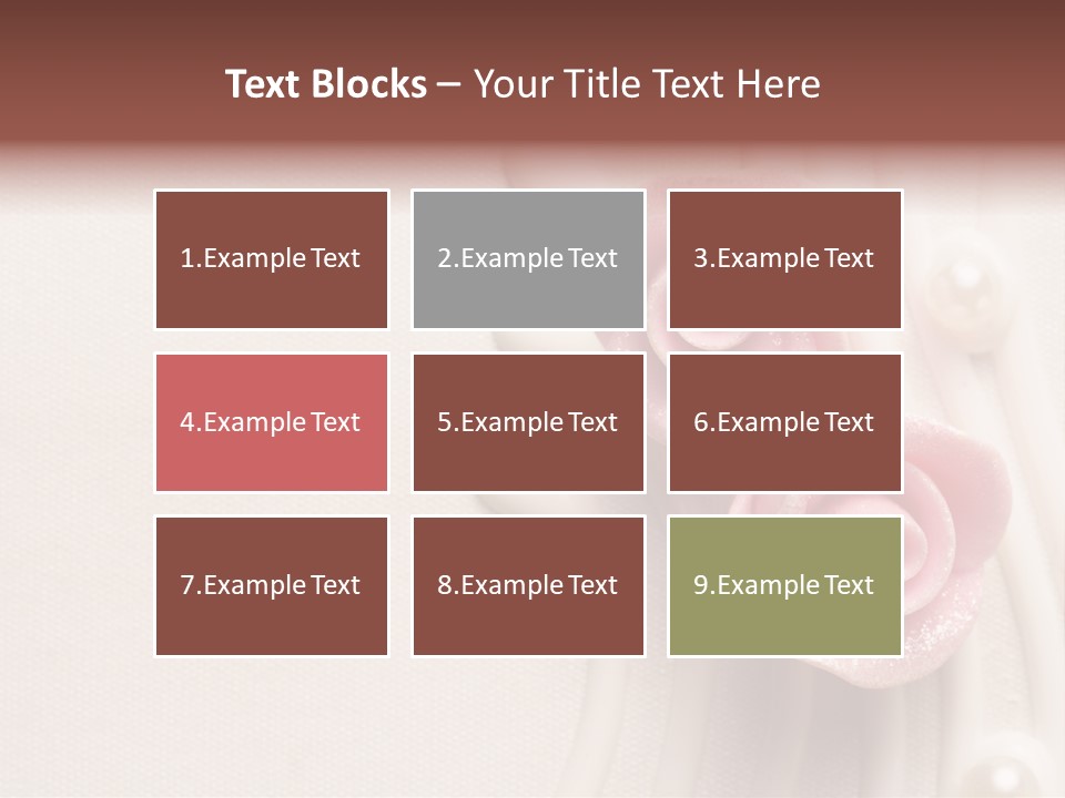 Cake Roses PowerPoint Template
