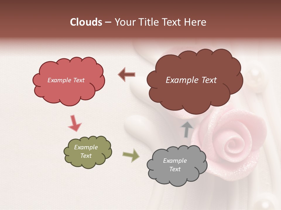 Cake Roses PowerPoint Template