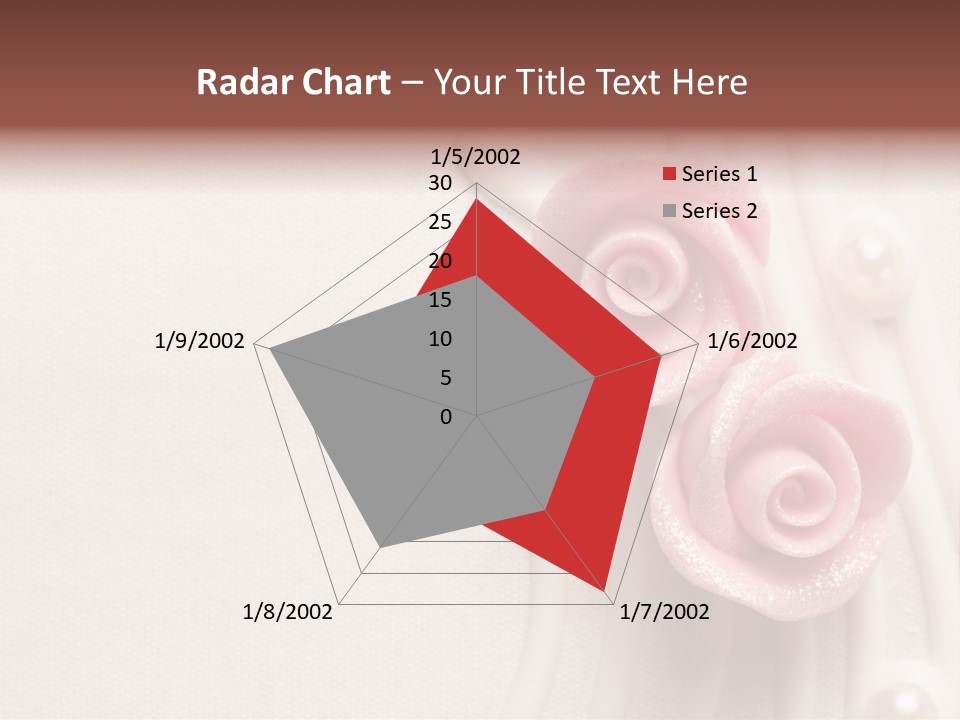 Cake Roses PowerPoint Template