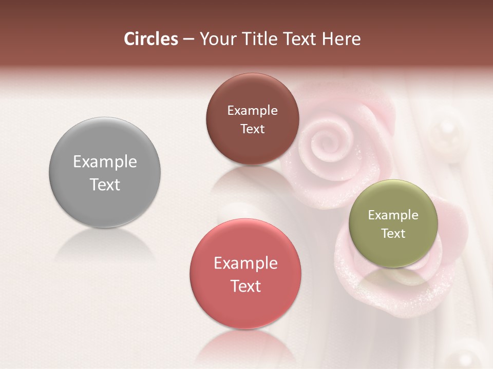 Cake Roses PowerPoint Template