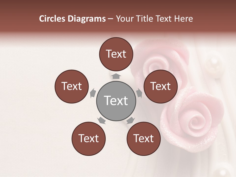 Cake Roses PowerPoint Template