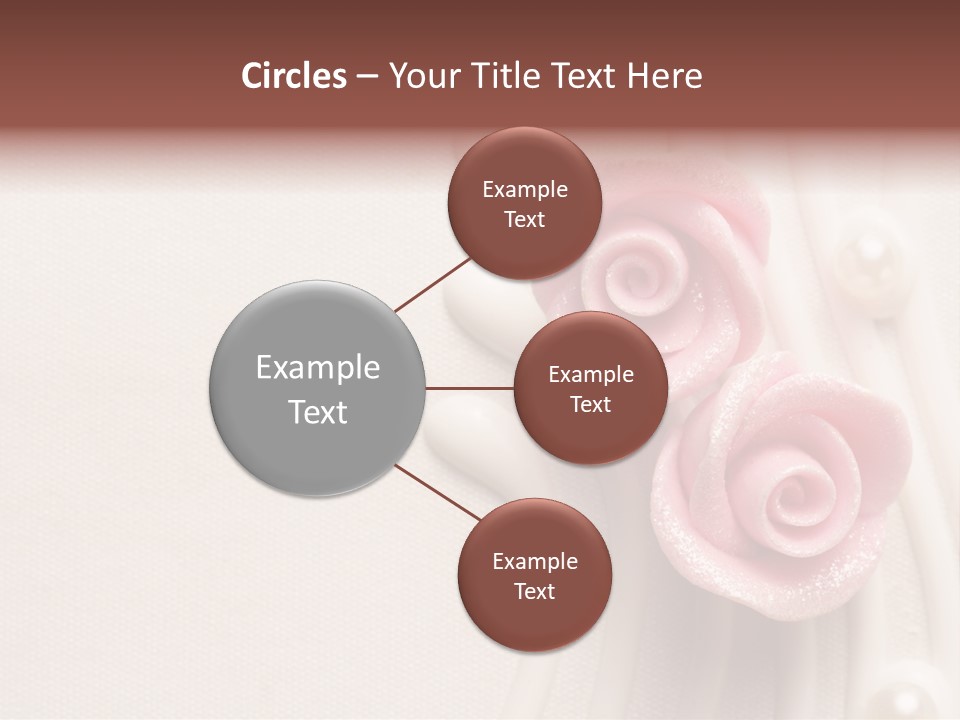 Cake Roses PowerPoint Template