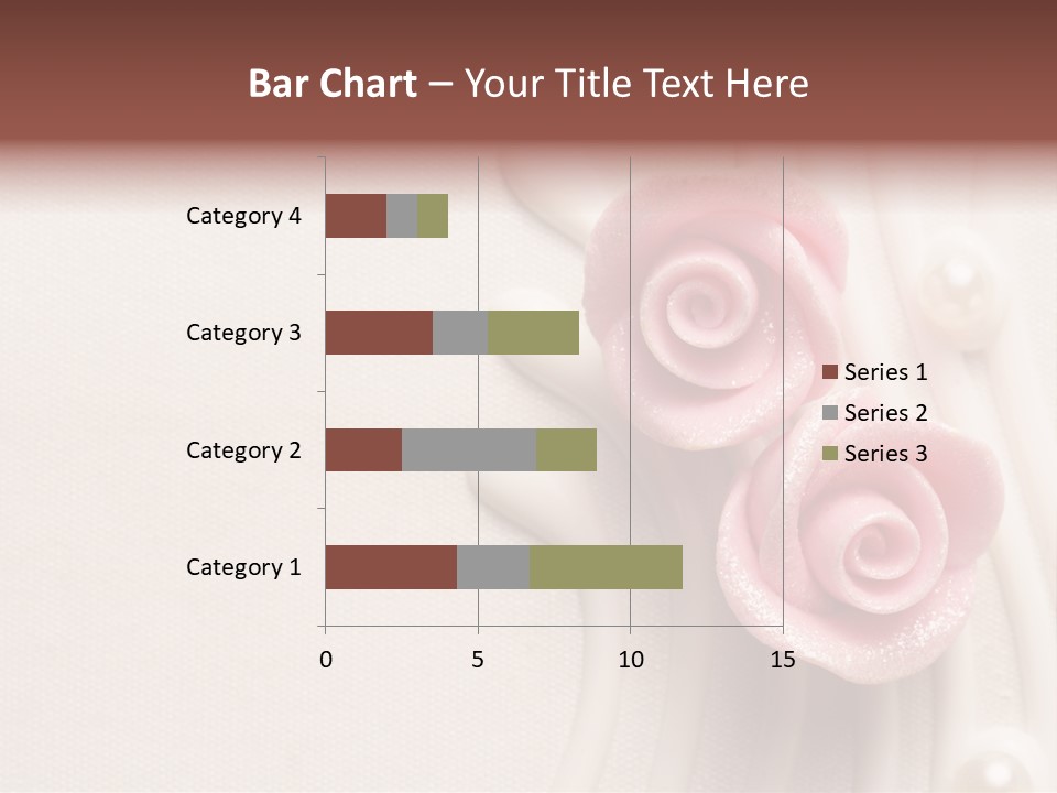 Cake Roses PowerPoint Template