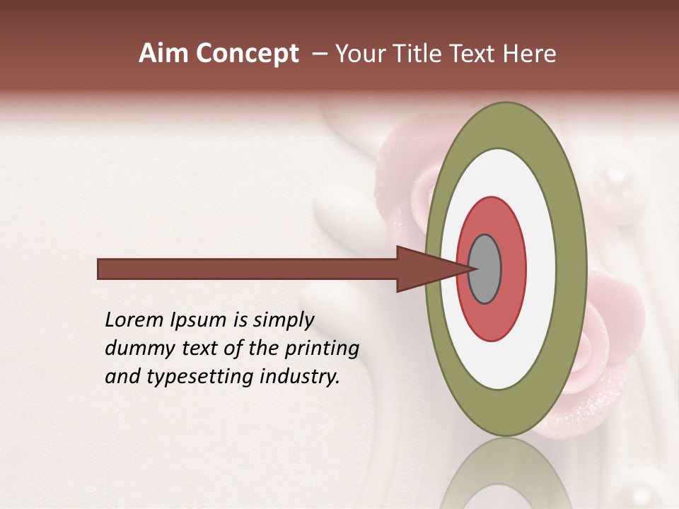 Cake Roses PowerPoint Template