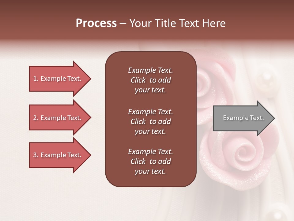 Cake Roses PowerPoint Template